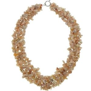 😀 3 for $20 New Sunstone Gemstone Chip Necklace